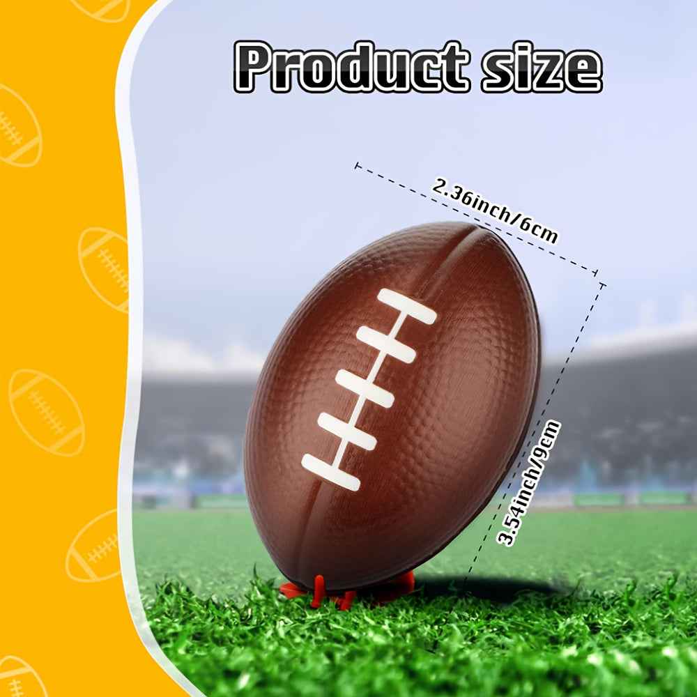Gift for Her/Him 16pcs of 9Cm/3.54In Sponge Squeeze Footballs for Party Decorations And Various Party Gift Bags, Also Suitable As Stress Relief Toys for The Office