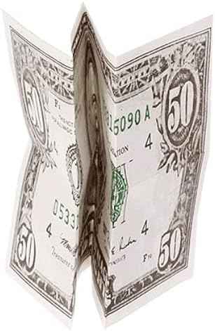 MilesMagic Magicians Animated Bill Gimmick Mysteriously Self Folding Dollar Note Real Invisible Levitation Illusion Effect Street Stage Close-Up Magic Trick