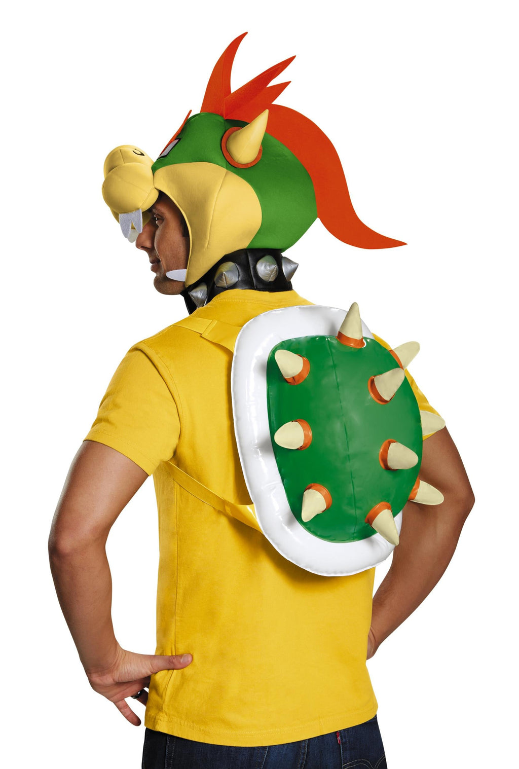 Disguise Mens Super Mario Bros. Bowser Adult Kit Halloween Costume by HalloweenStore.com
