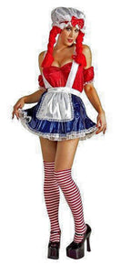 Racy Rag Doll Sexy Raggedy Ann Adult Costume by HalloweenStore.com