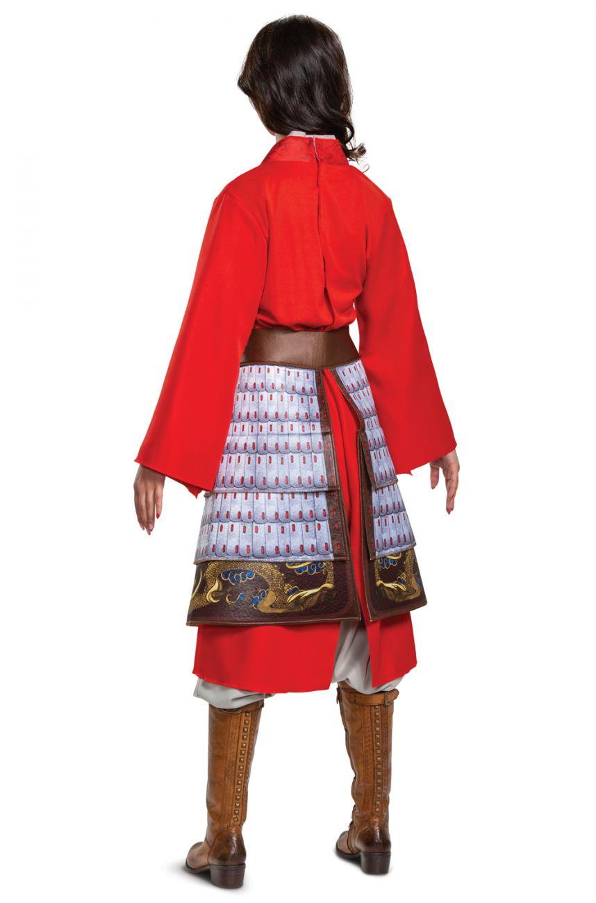 Mulan Hero Red Dress Deluxe Costume Adult X-Large 18-20 by HalloweenStore.com