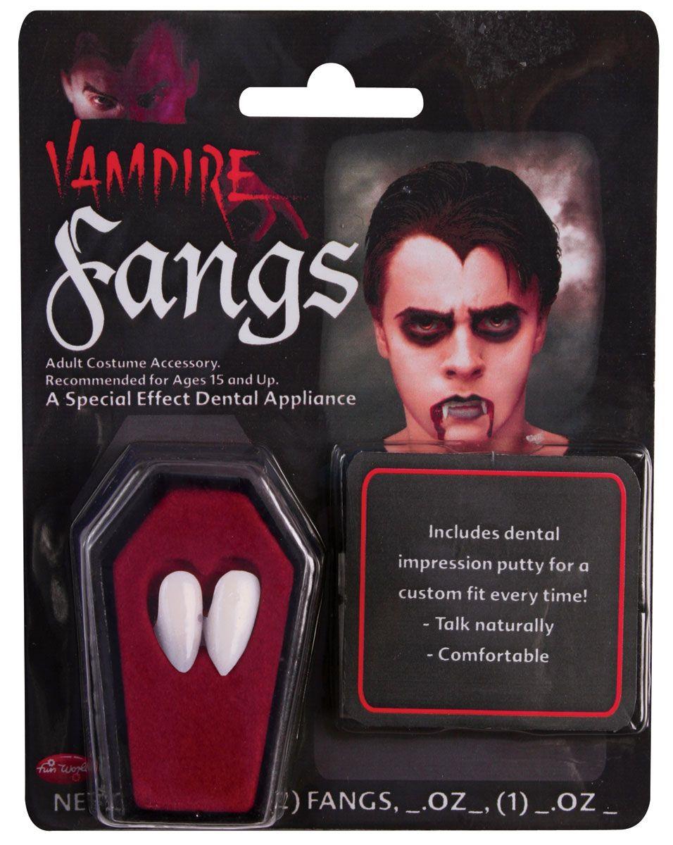 Vampire Fangs Dracula Teeth Costume Dental Appliance by HalloweenStore.com