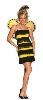 Women's Bumble Bee Mine Flapper Adult Sassy Costume XS 2-4 by HalloweenStore.com