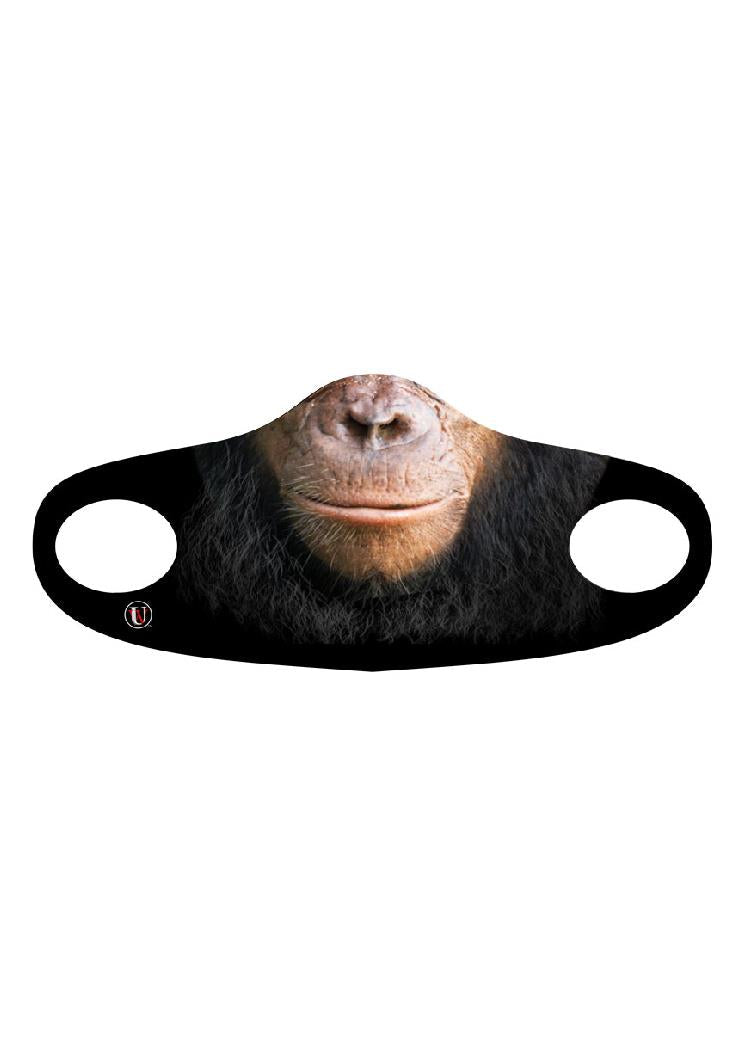 Child Reusable Halloween Face Cover Monkey Chimpanzee Design Cute Face Mask by HalloweenStore.com