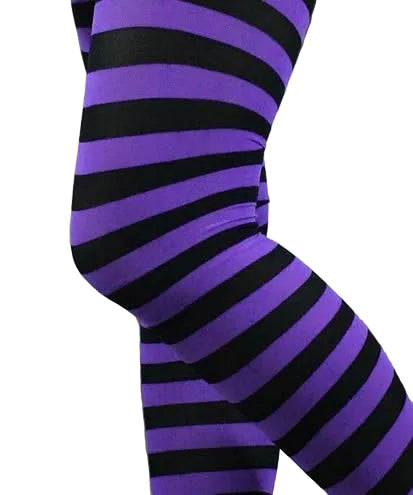Wild Stripes Wide Striped Tights for Women by HalloweenStore.com