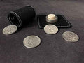 blue-ther Cylinder and Coins by Oliver Magic Classic Coin Magic Tricks Close up Magic Illusions Gimmick Magic Props Magician Street (Standard Version)