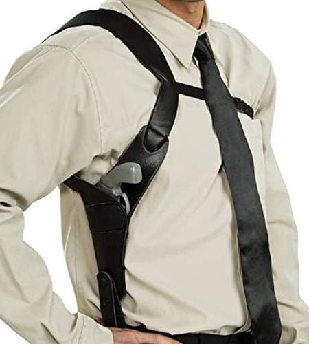 Shoulder Gun Holster Black Costume Accessory by HalloweenStore.com