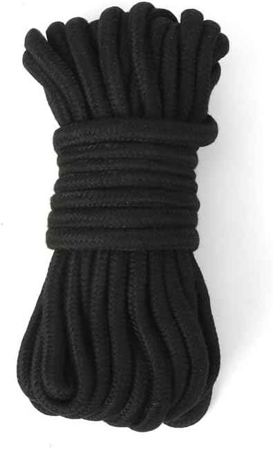 blue-ther Deluxe Magicians Rope - 30ft (10M) Magic Tricks Colorful Soft Rope Magia Magician Accessories Stage Illusions Gimmicks Props (Black)