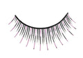 Black and Purple Fake Eyelashes with Adhesive by HalloweenStore.com
