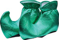 Green Cloth Elf Shoes Christmas Costume Accessory by HalloweenStore.com