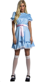 The Shining Twisted Twin Baby Blue Dress Adult Costume Large by HalloweenStore.com