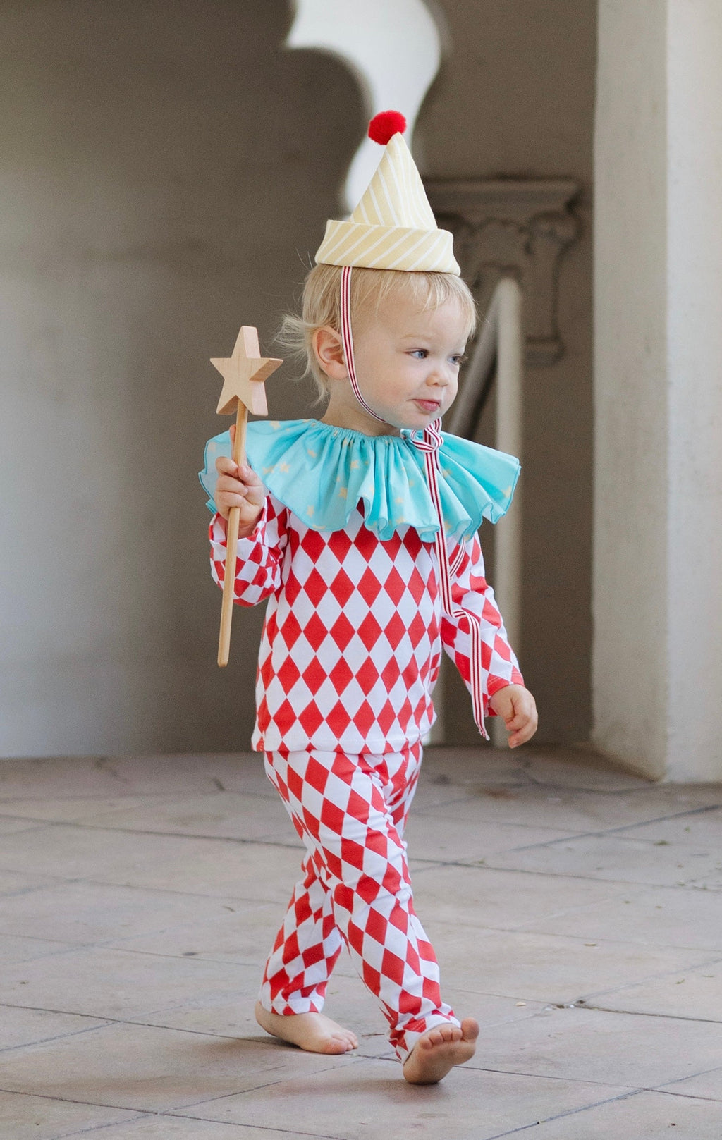 Harlequin Clown Halloween Costume by Band of the Wild