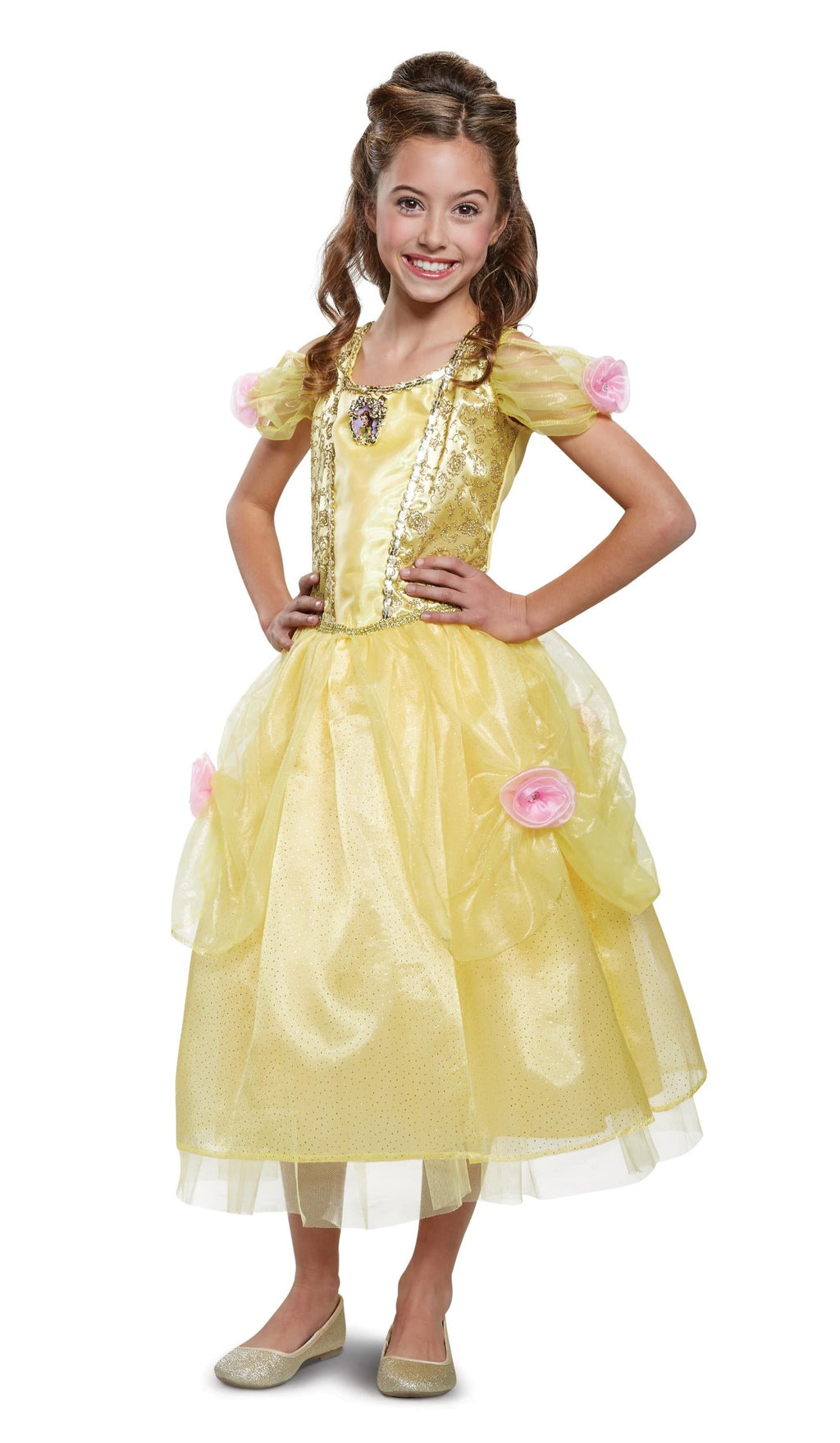 Belle Deluxe Beauty and the Beast Disney Child Costume Medium 7-8 by HalloweenStore.com
