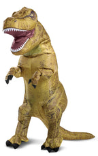 Disguise Men's Jurassic World T-Rex Inflatable Adult Costume by HalloweenStore.com