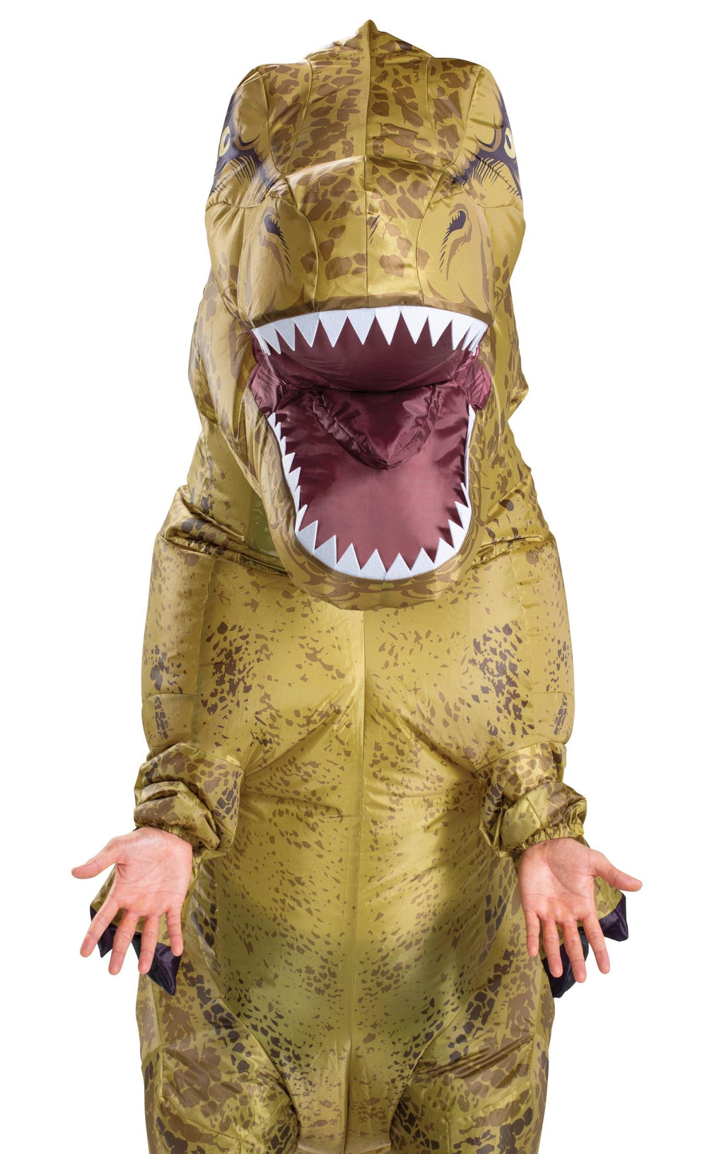 Disguise Men's Jurassic World T-Rex Inflatable Adult Costume by HalloweenStore.com