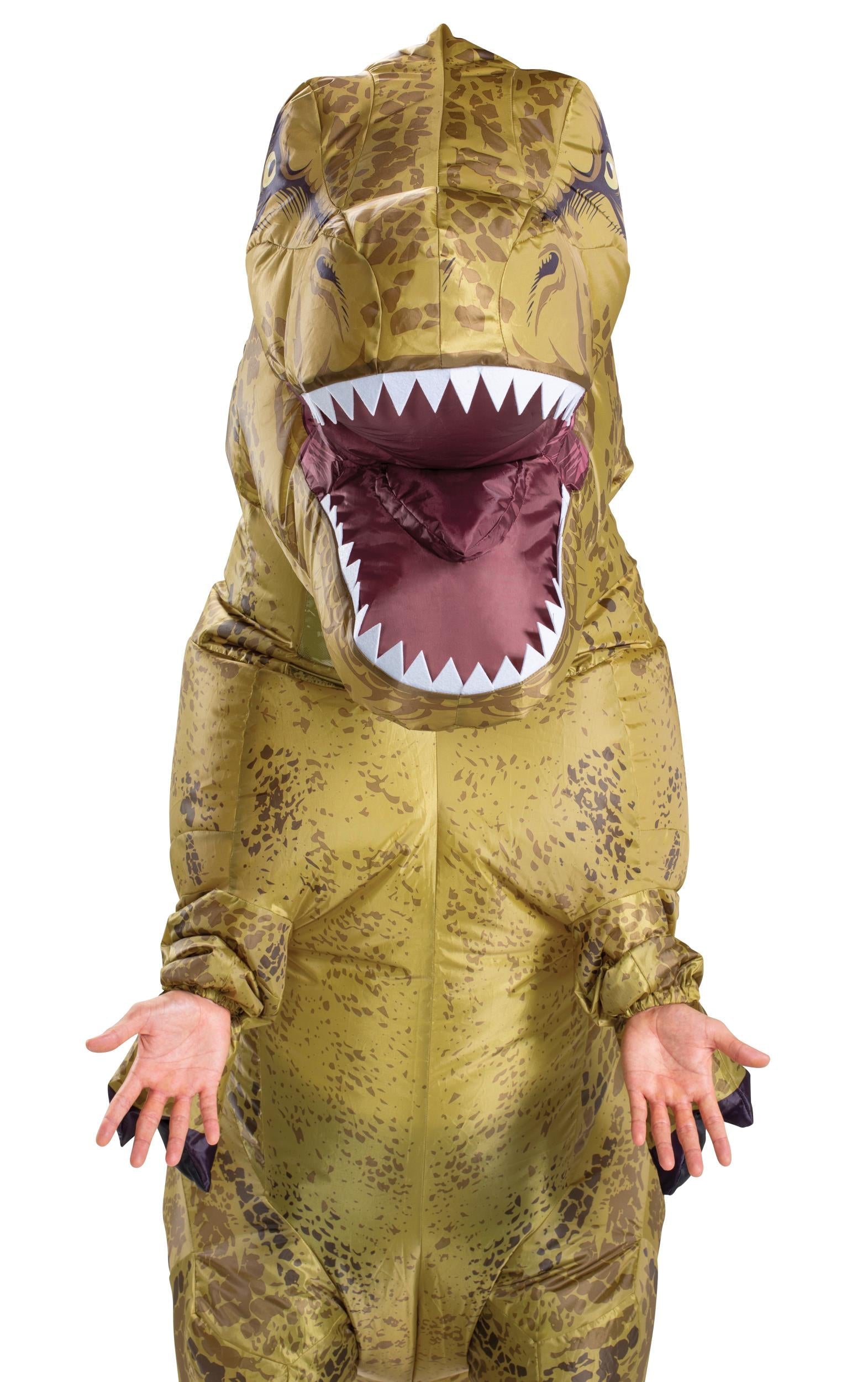 Disguise Men's Jurassic World T-Rex Inflatable Adult Costume by HalloweenStore.com