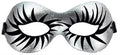 Silver and Black Maquillage Half Eye Mask by HalloweenStore.com