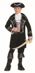 Swashbuckler Pirate Captain Hook Child Costume Small 4-6 by HalloweenStore.com