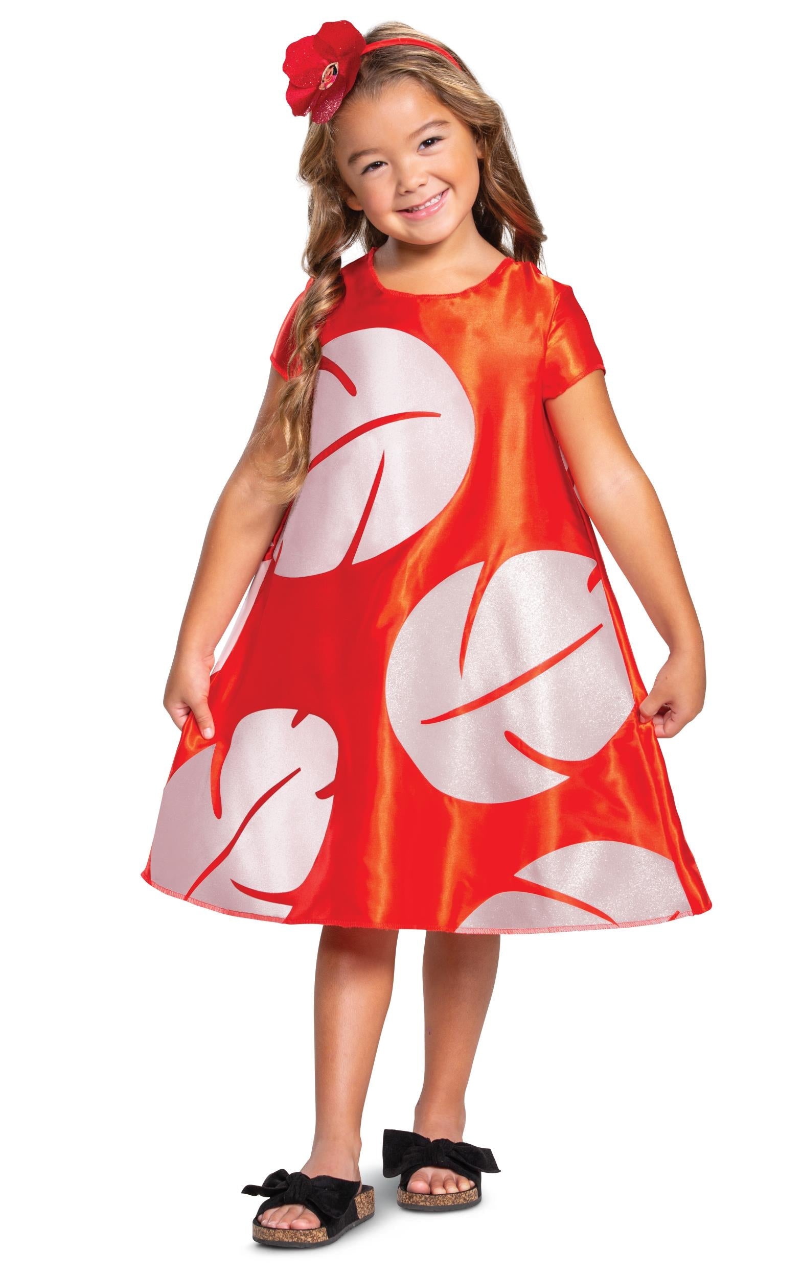 Lilo and Stitch: Lilo Red Dress Girls Costume 2T by HalloweenStore.com