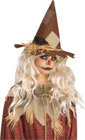 Evil Scarecrow Brown Costume Hat by HalloweenStore.com