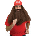 I Felt Like Running! Forrest Gump Hat with Attached Hair and Beard by HalloweenStore.com