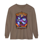 Halloween Magic Long Sleeve Tee — "No Bodies Required" Ghosts Design by Printify