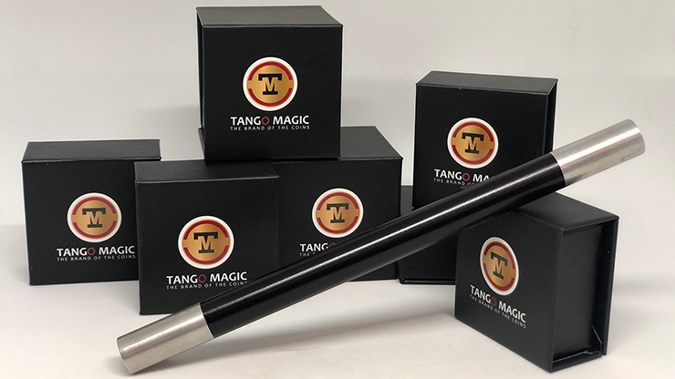 Magic Wand in Black (with silver tips) by Tango (W001) by Murphy's Magic Supplies, Inc.