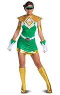 Power Rangers Green Ranger Mighty Morphin Sexy Adult Dress by HalloweenStore.com