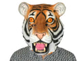 Deluxe Latex Tiger Animal Cat Adult Mask by HalloweenStore.com