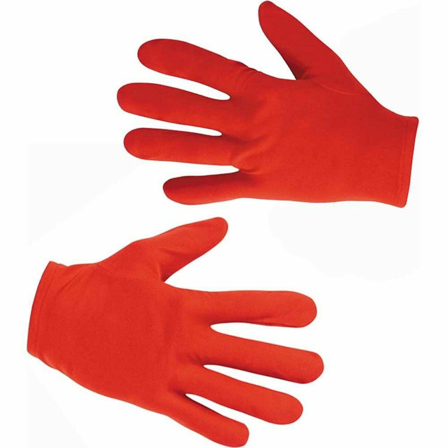 Captain America Gloves Red Soldier Stealth Hero Marvel by HalloweenStore.com