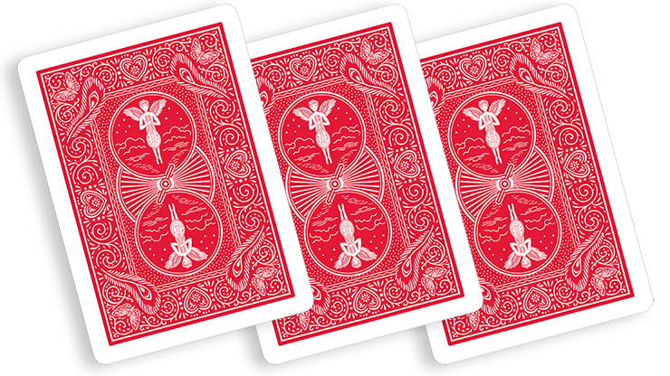 Bicycle Playing Cards 809 Mandolin Red by USPCC by Murphy's Magic Supplies, Inc.