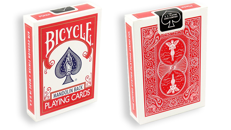Bicycle Playing Cards 809 Mandolin Red by USPCC by Murphy's Magic Supplies, Inc.