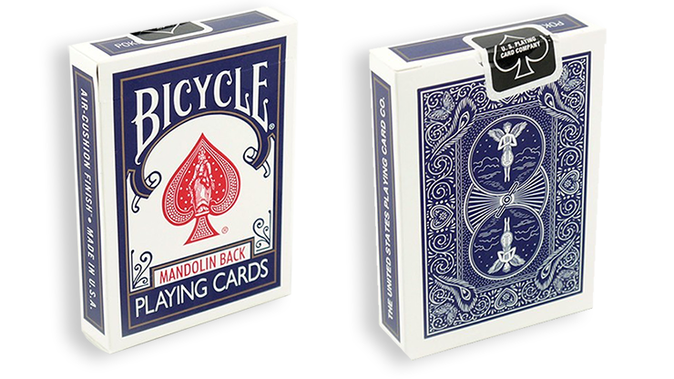 Bicycle Playing Cards 809 Mandolin Blue by USPCC by Murphy's Magic Supplies, Inc.