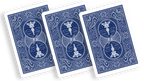 Stripper Deck Mandolin Bicycle (Blue) by Murphy's Magic Supplies, Inc.