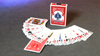 Invisible Deck Bicycle Mandolin (Red) by Murphy's Magic Supplies, Inc.