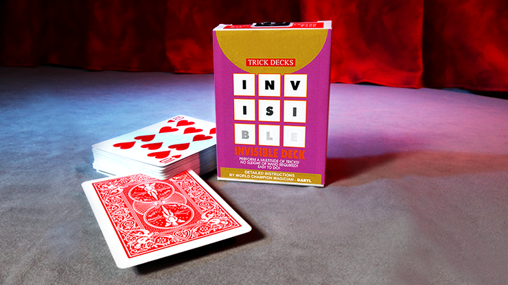 Invisible Deck Bicycle Mandolin (Red) by Murphy's Magic Supplies, Inc.