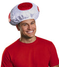 Toad Mushroom Super Mario Hat Funny Costume Accessory by HalloweenStore.com
