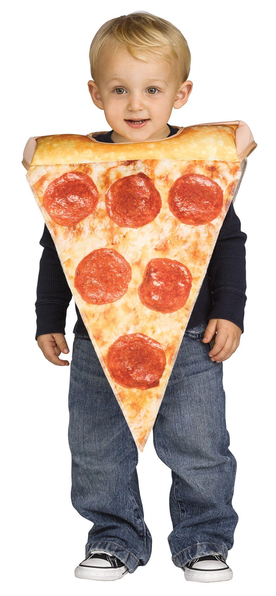 Fun World Toddler Pizza Slice Foam Tunic Costume 3T-4T by HalloweenStore.com