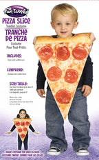 Fun World Toddler Pizza Slice Foam Tunic Costume 3T-4T by HalloweenStore.com