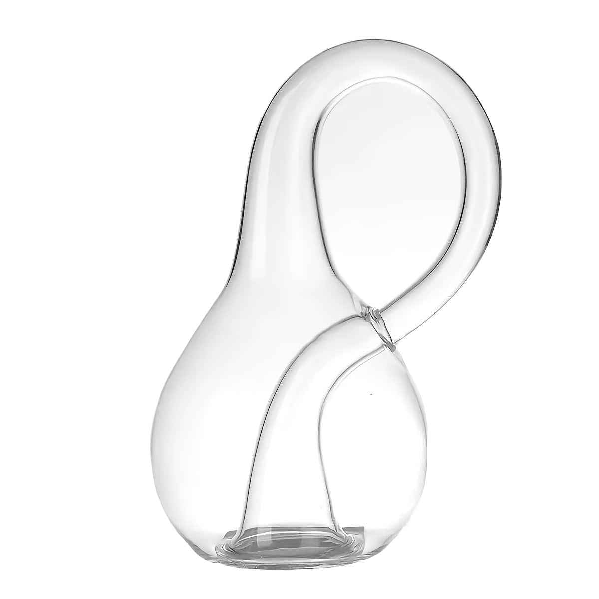 A Four-Dimensional Space Glass Klein Bottle | Glass Art Craft, Mathematical Model, Ideal for Day and Teacher'S Day Gifts, Student Mathematics Geometry Teaching, Home Desktop Decoration