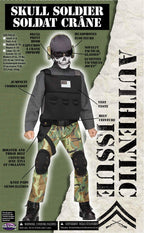 Skull Soldier Soldier Crane Military Child Costume by HalloweenStore.com