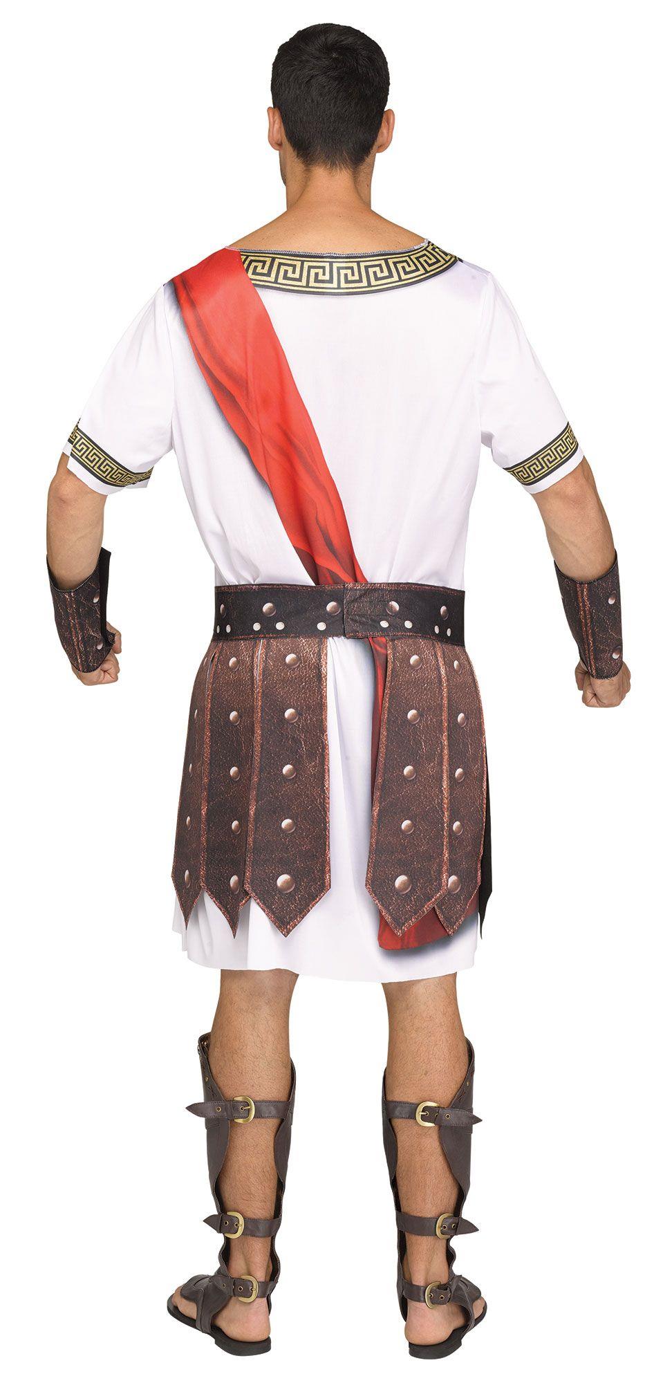Roman Caesar Gladiator Tunic Adult Costume by HalloweenStore.com
