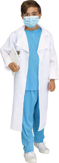 Doctor Child Surgeon Costume Lab Coat Size Small 4-6 by HalloweenStore.com