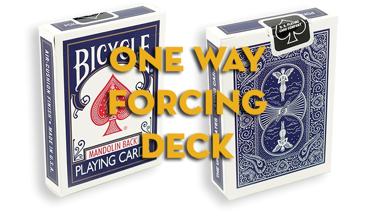 Assorted Mandolin Blue One Way Forcing Deck (assorted values) by Murphy's Magic Supplies, Inc.