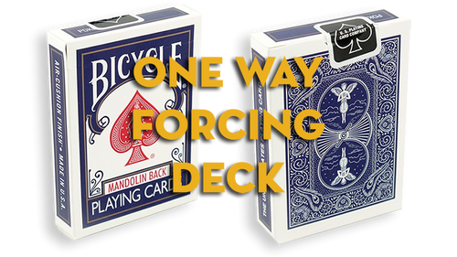 Assorted Mandolin Blue One Way Forcing Deck (assorted values) by Murphy's Magic Supplies, Inc.