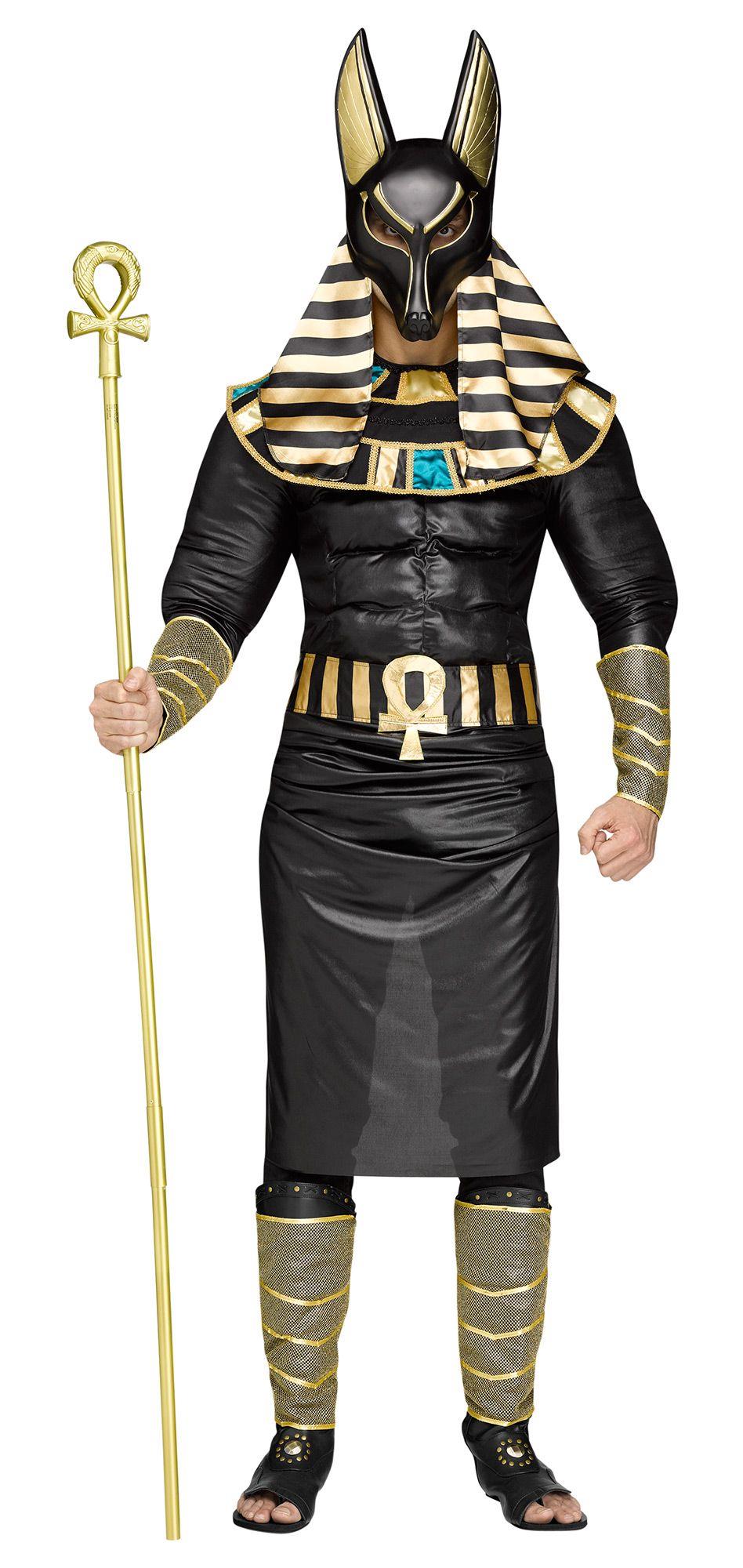 Anubis Ancient Egyptian Jackal Deity Adult Costume by HalloweenStore.com