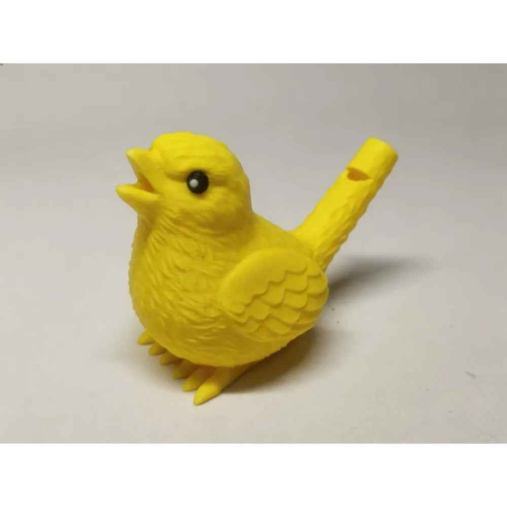 3D Printed Bird Flute - Handheld Whistle with Simulated Bird Appearance, Yellow Collectible, Suitable for Parties, Outdoor Entertainment, Desktop Decoration, Novelty Gifts, Party Giveaways, And Musical Instrument Display