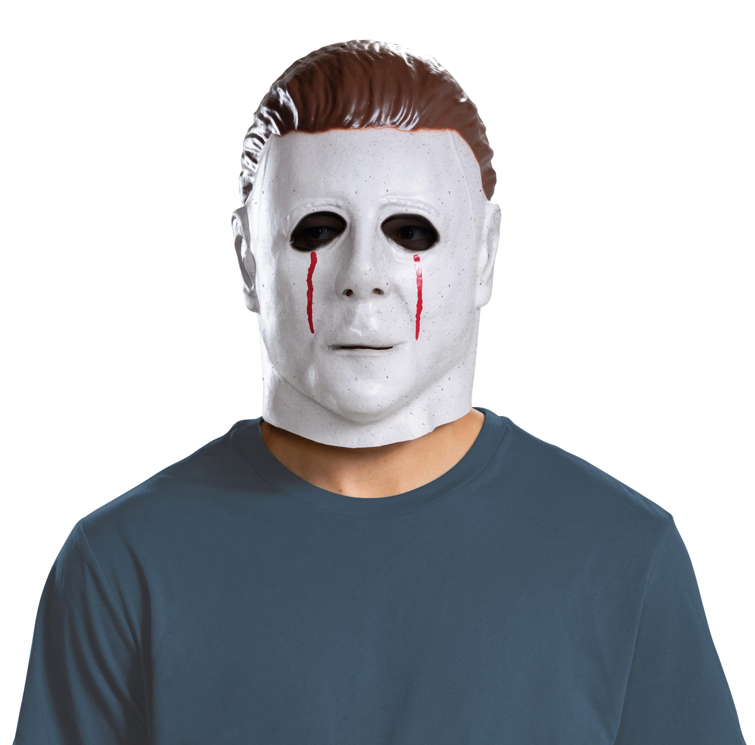 Halloween Michael Myers Adult Horror Vinyl Mask by HalloweenStore.com