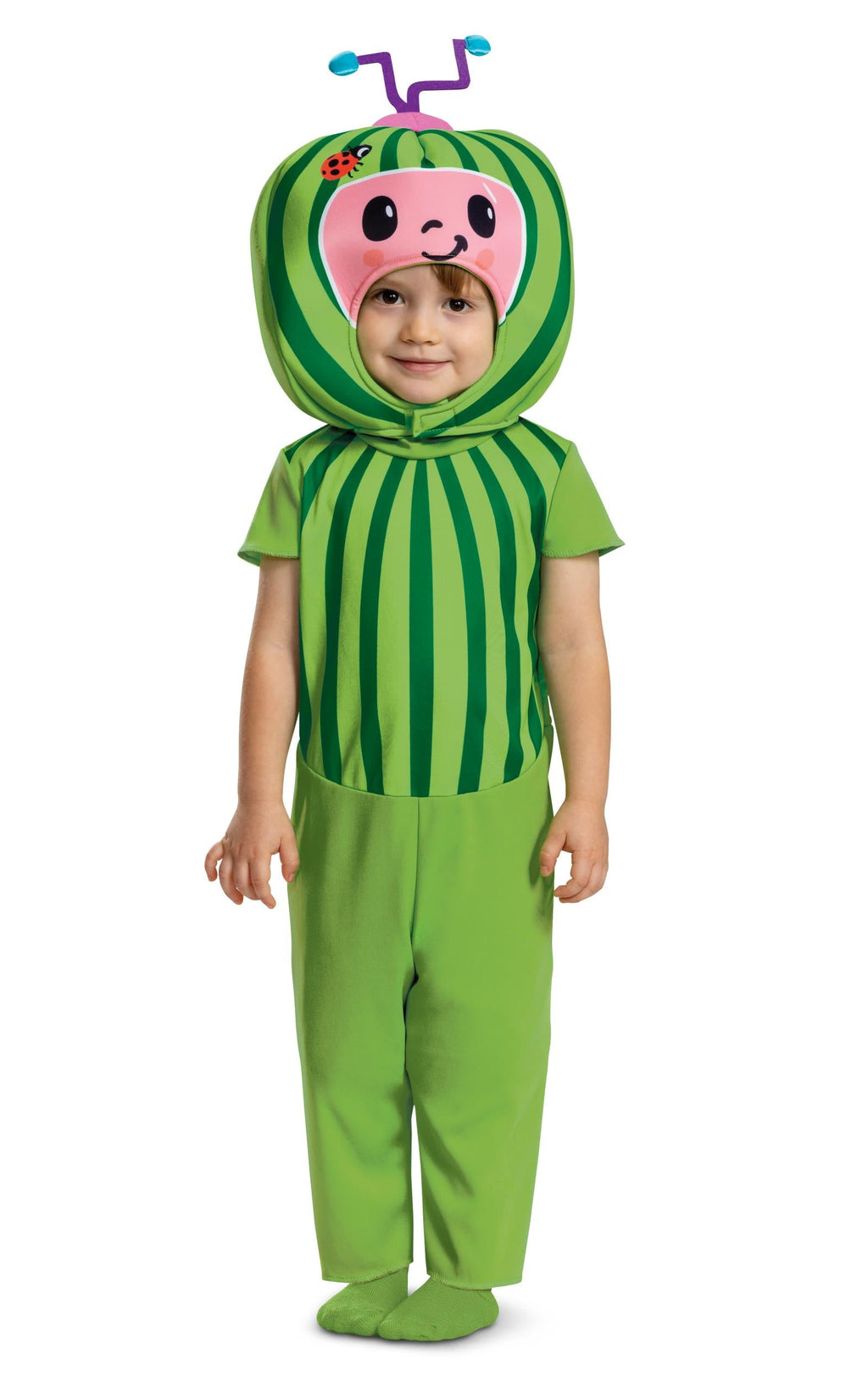 Cocomelon Watermelon Toddler Costume Size 3T-4T by HalloweenStore.com