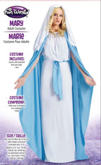 Virgin Mary Standard Size Robe Biblical Costume by HalloweenStore.com